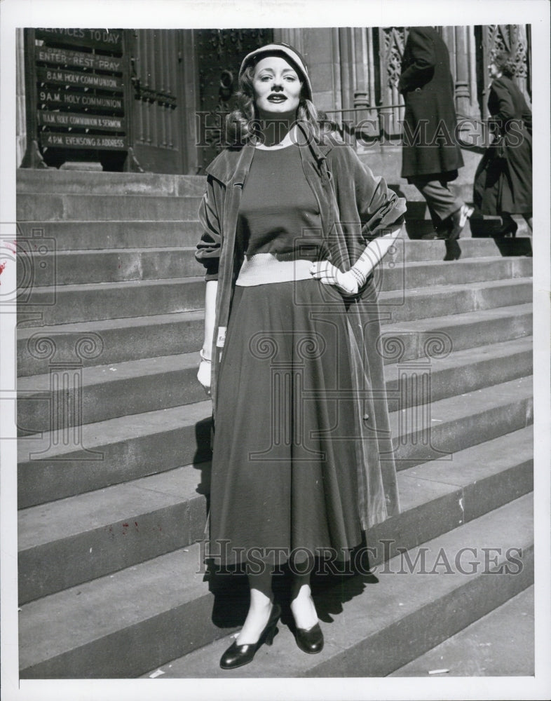 1951 Press Photo Actress, Ann McCrea - Historic Images