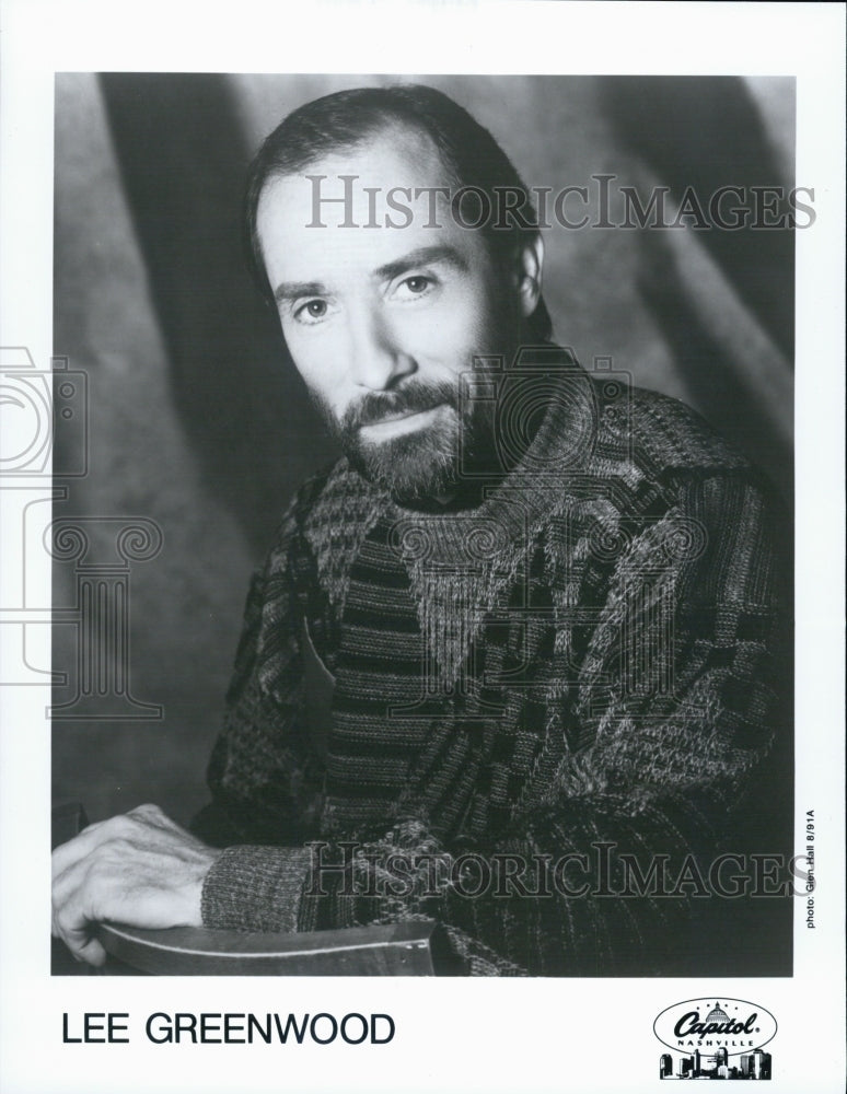 Press Photo Lee Greenwood,country music singer - Historic Images