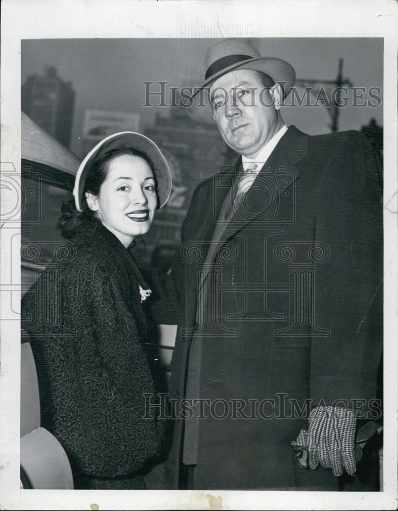 1951 Press Photo Margaret Piazza And Husband J. Graves McDonald - Historic Images