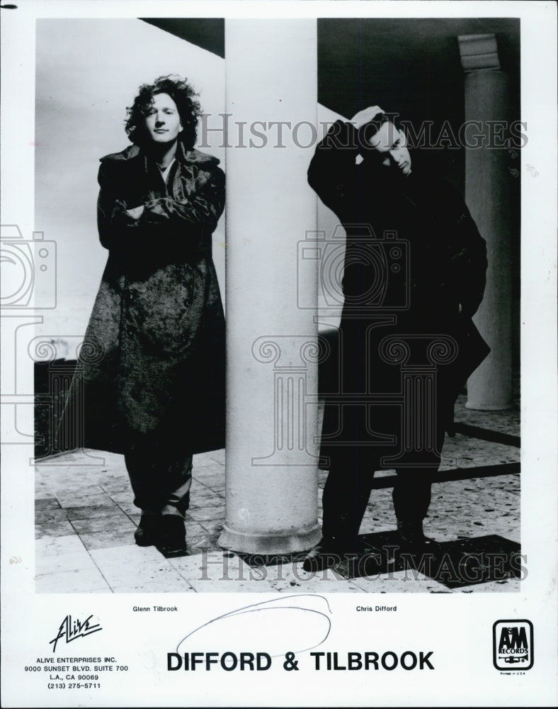 1989 Press Photo Difford &amp; Tilbrook - Historic Images