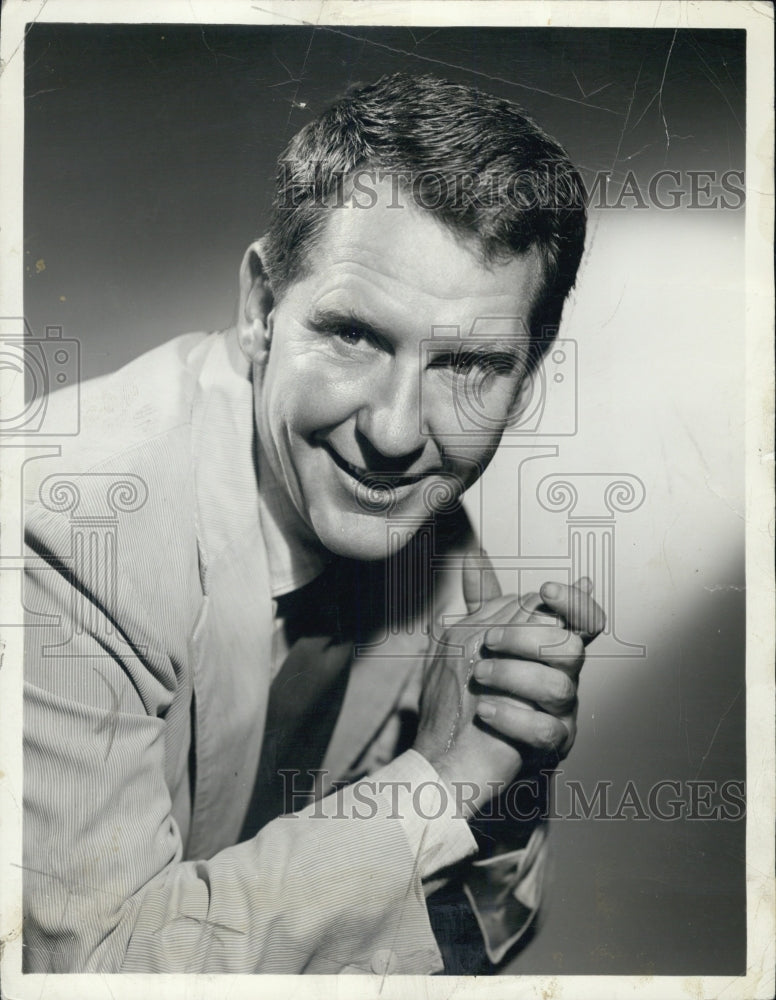 1960 Press Photo Burgess Meredith Actor - Historic Images