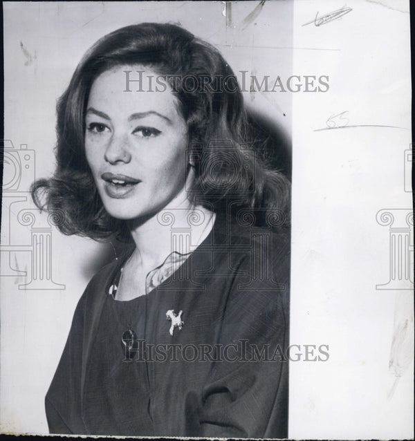 1961 Press Photo Actress Judi Meredith in Court for Divorce from Milli ...