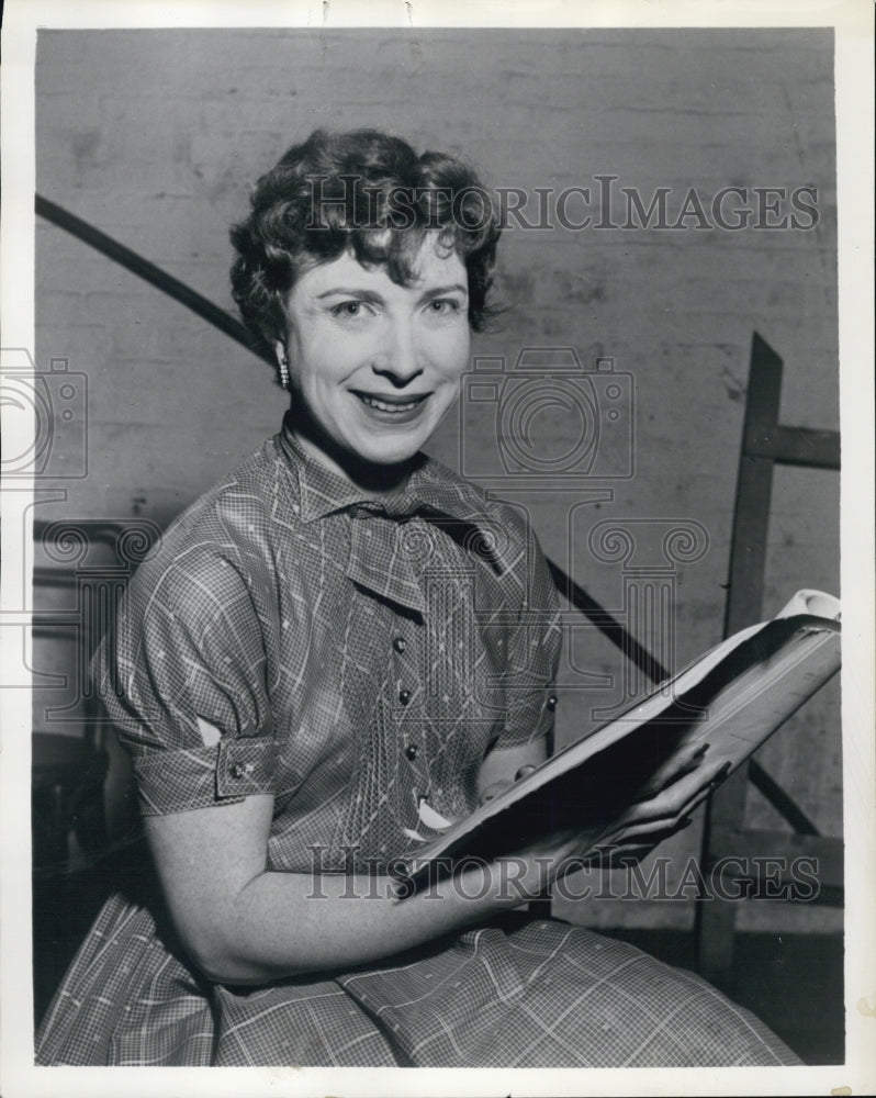 1954 Press Photo Actress Parker McCormick. - Historic Images