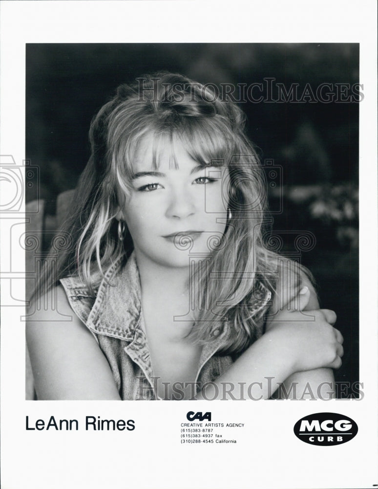 1997 Press Photo LeAnn Rimes American country/pop singer. - Historic Images