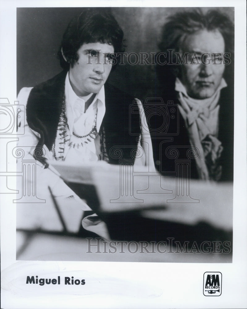 1970 Press Photo A&M Records Present Miguel Rios - Historic Images