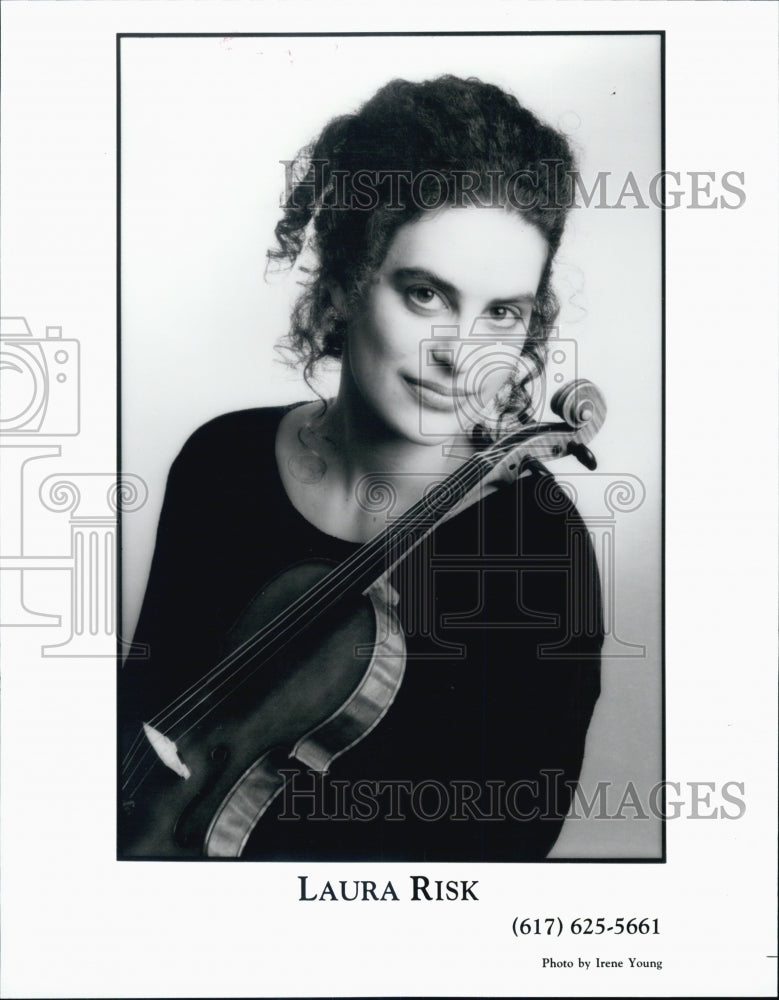 1999 Press Photo Violinist Laura Risk - Historic Images