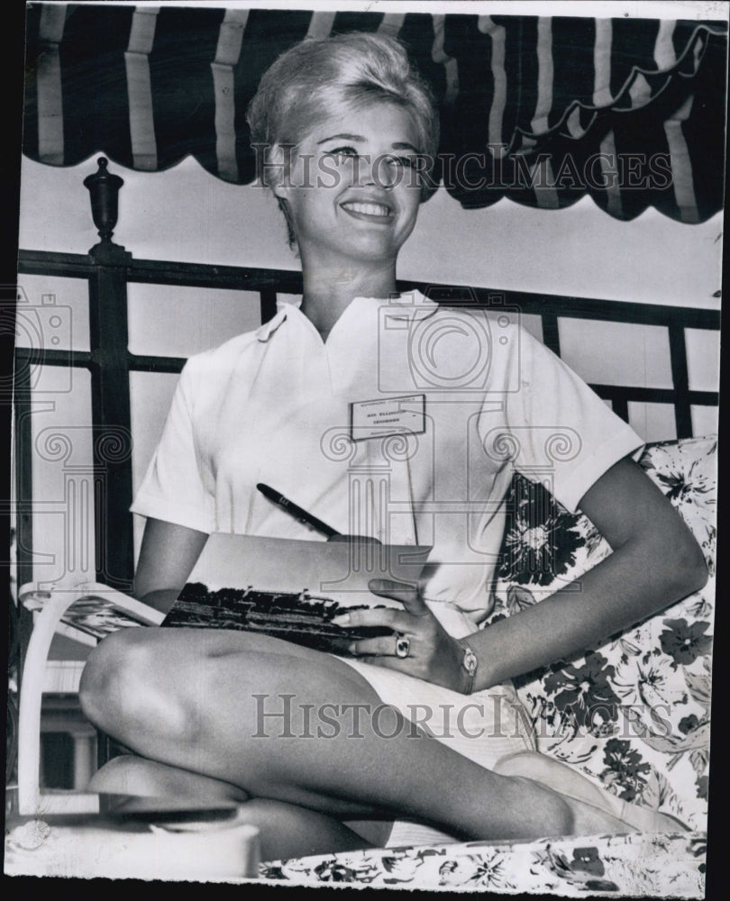 1962 Press Photo Ann Ellington Daughter of Gov Buford Elington - Historic Images