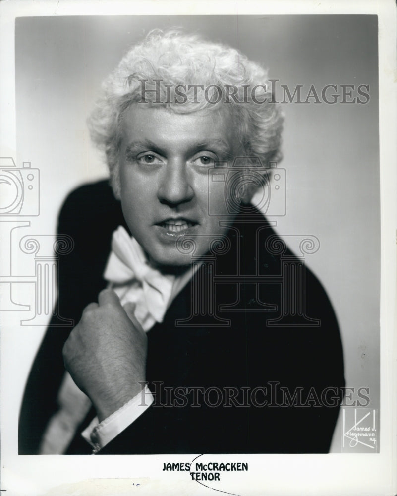 Press Photo James McCracken Tenor - Historic Images