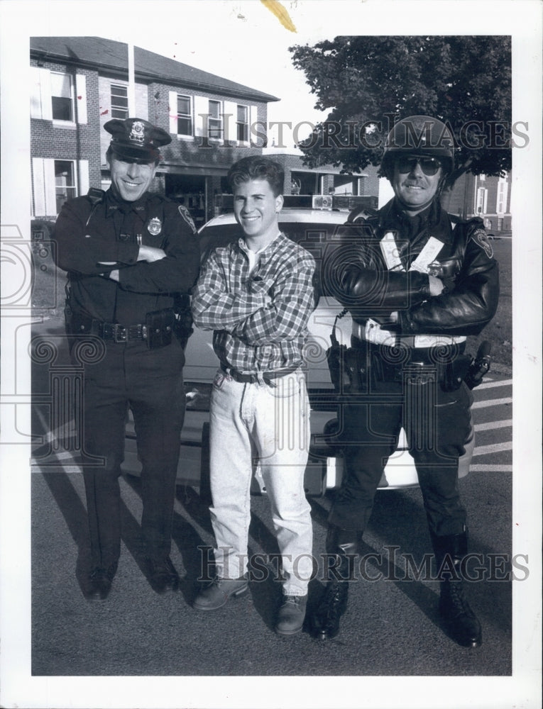 1994 Press Photo Peter Salzberg, Jason Hervey, Richard Ryan - Historic Images