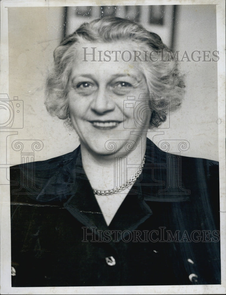 1951 Press Photo Miss Pauline Fenno, Women&#39;s Civil Defense Co-ordinator - Historic Images