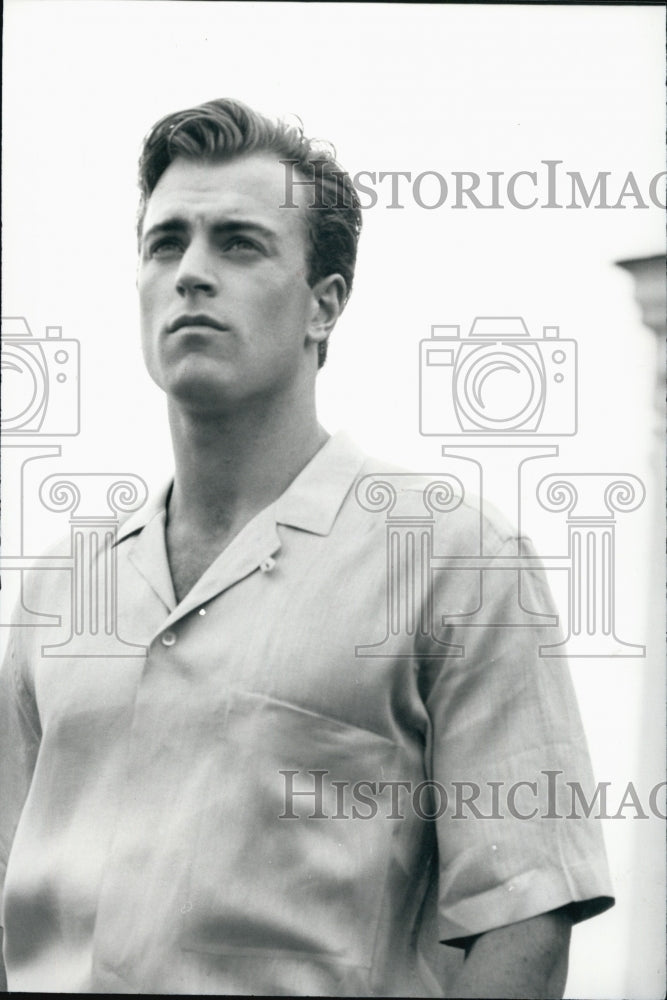 1959 Press Photo Model,John healey - Historic Images