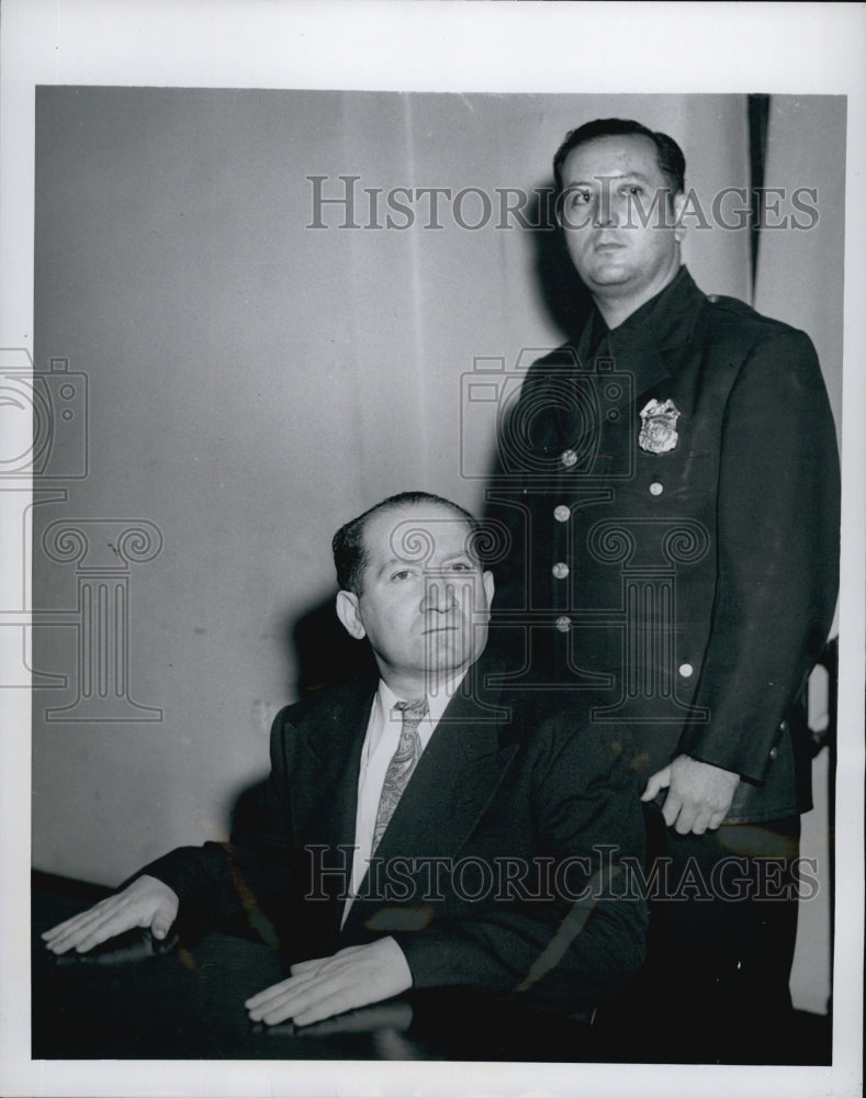 1949 Press Photo Brooklyn Druggist Benjamin Feldman on Trial for Death of Wife - Historic Images