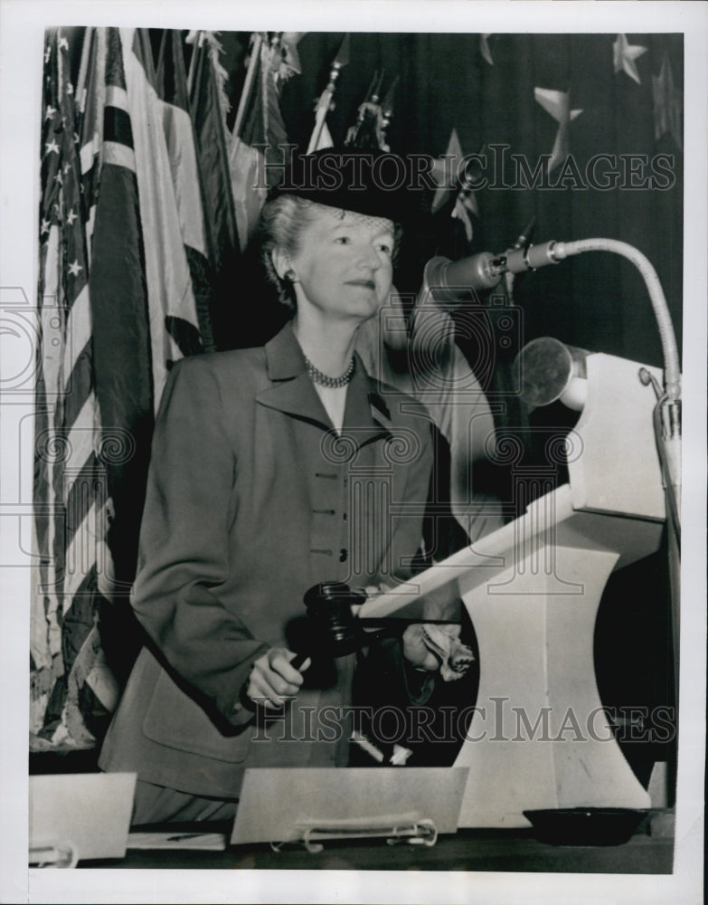 1949 Press Photo Mayor Dorothy McCullough Lee of Portland Oregon - Historic Images