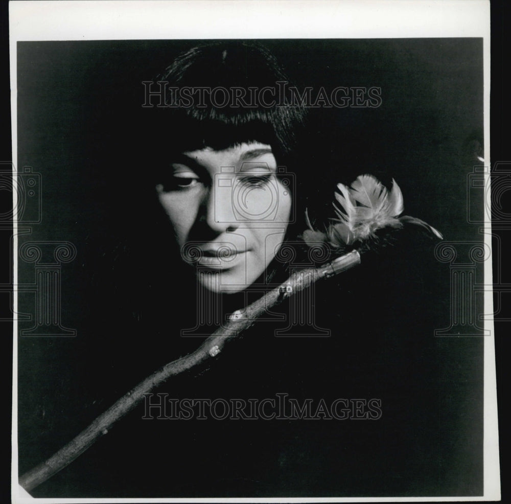 1964 Press Photo Buffy Sainte-Marie - Historic Images