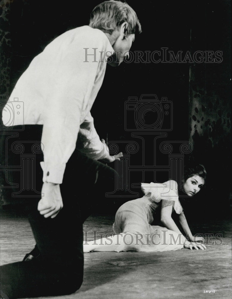 1965 Press Photo Lynn Seymour &amp; Desmond Doyle Appear In The Invitation - Historic Images