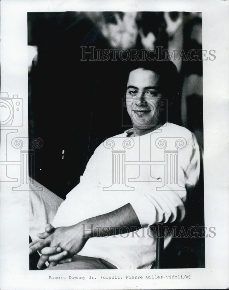 1989 Press Photo Robert Downey Jr. - Historic Images