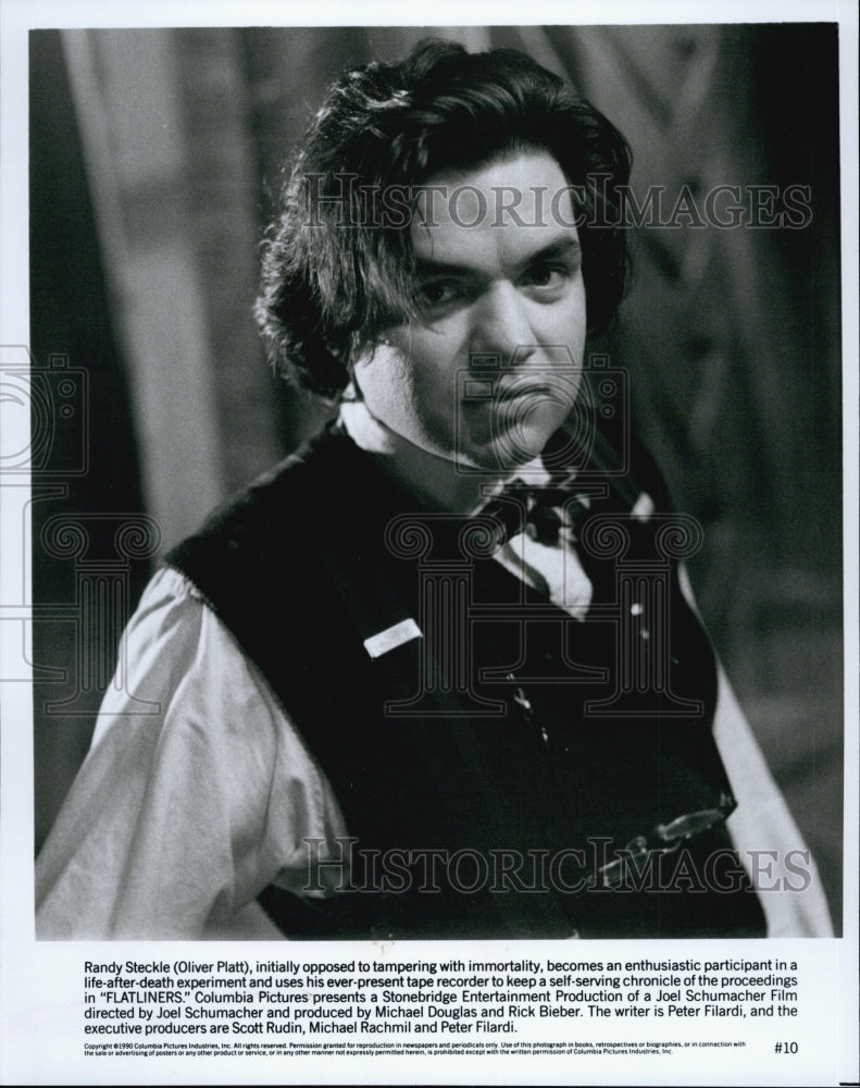 1990 Press Photo Actor Oliver Platt As Randy Steckle In Flatliners - Historic Images