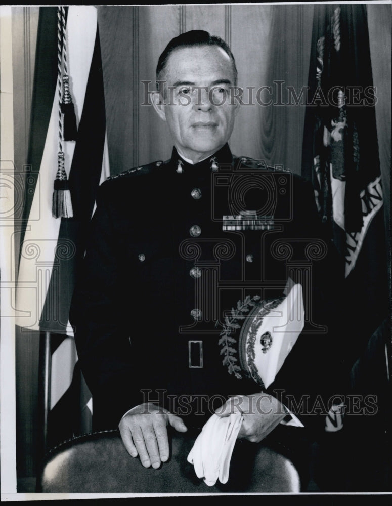 1965 Press Photo General Wallace M. Greene. - Historic Images