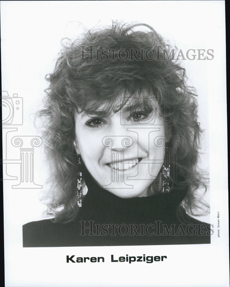 2004 Press Photo Karen Liepziger, Singer and songwriter. - Historic Images