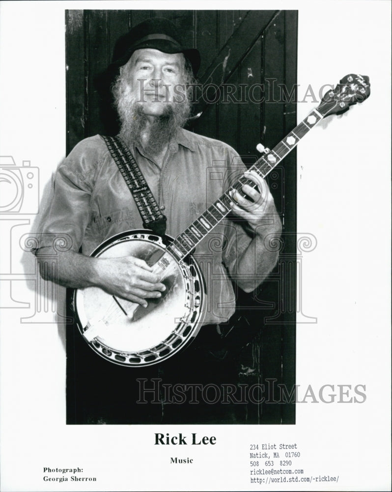 Press Photo Rick Lee Musician - Historic Images