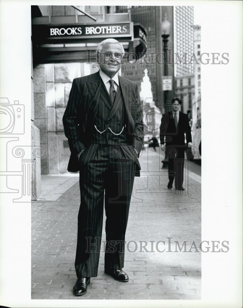 1996 Press Photo Martin Greenfield, President Clinton&#39;s Taylor - Historic Images