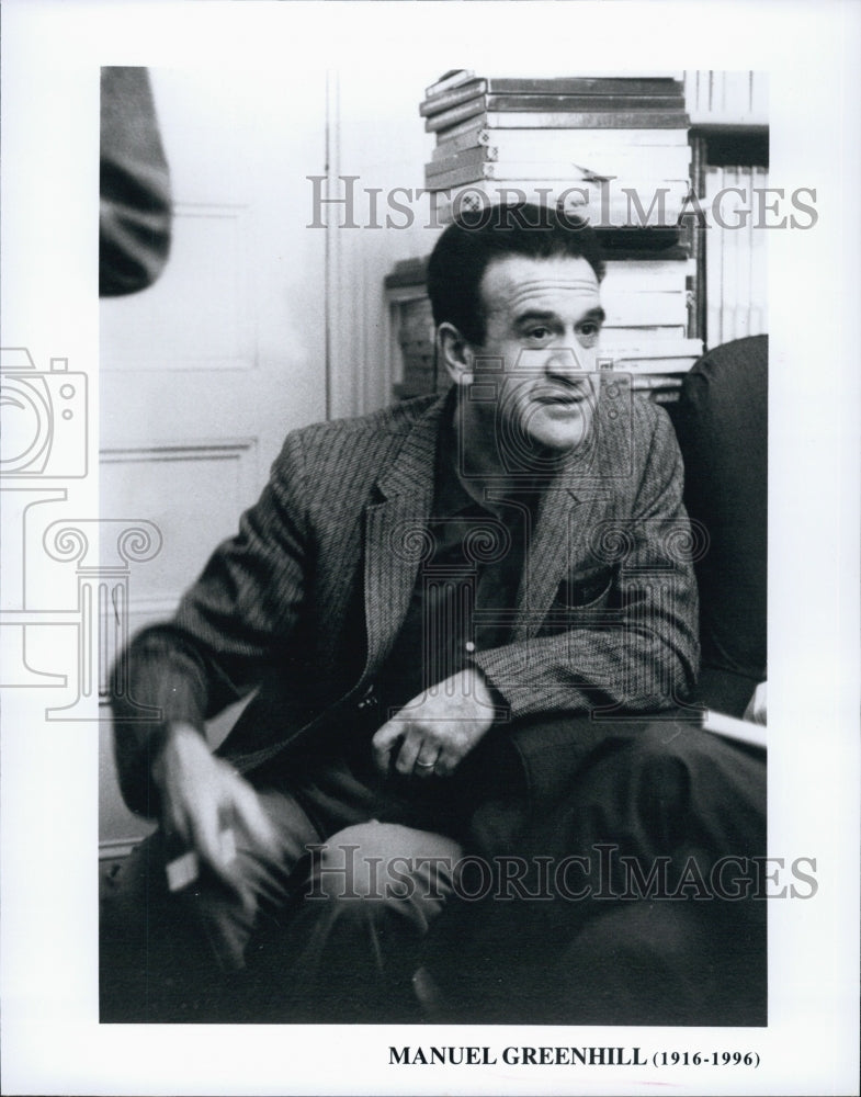 Press Photo Manuel Greenhill. Music Manager - Historic Images