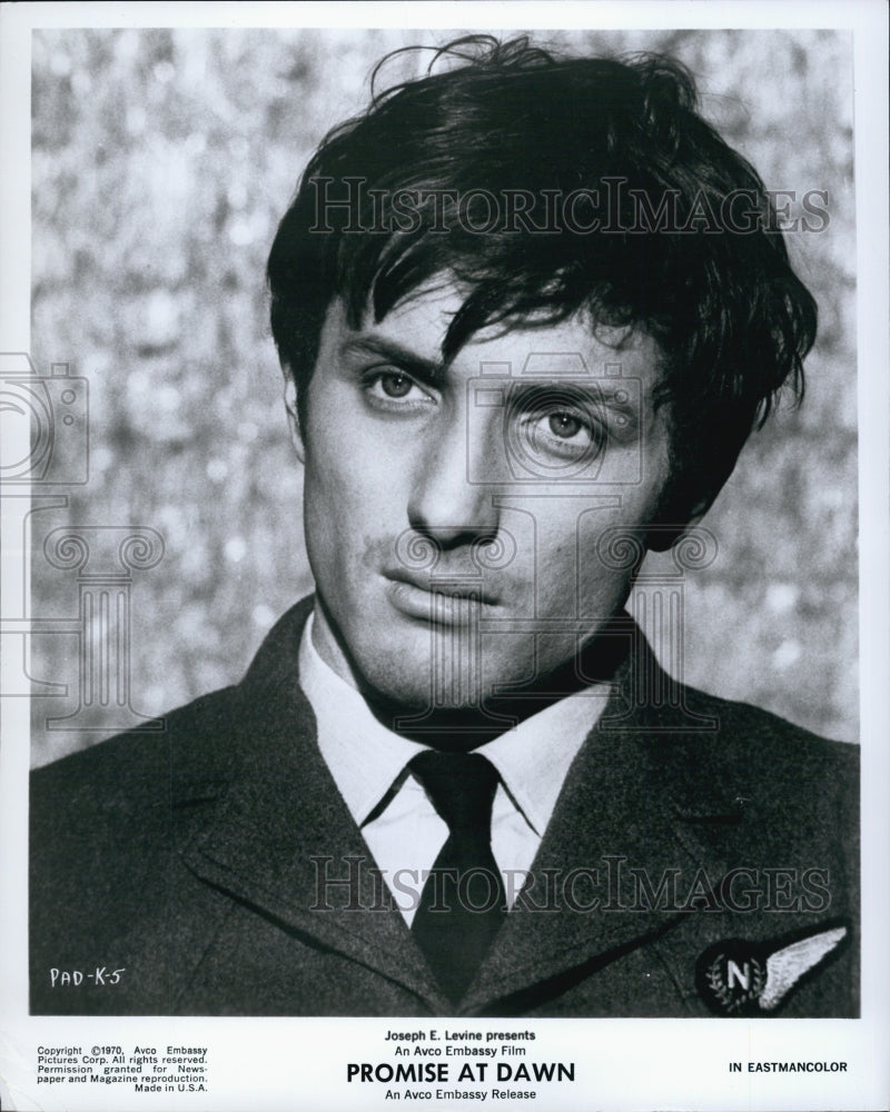 1971 Press Photo Asaf Dayan in Promise at dawn - Historic Images