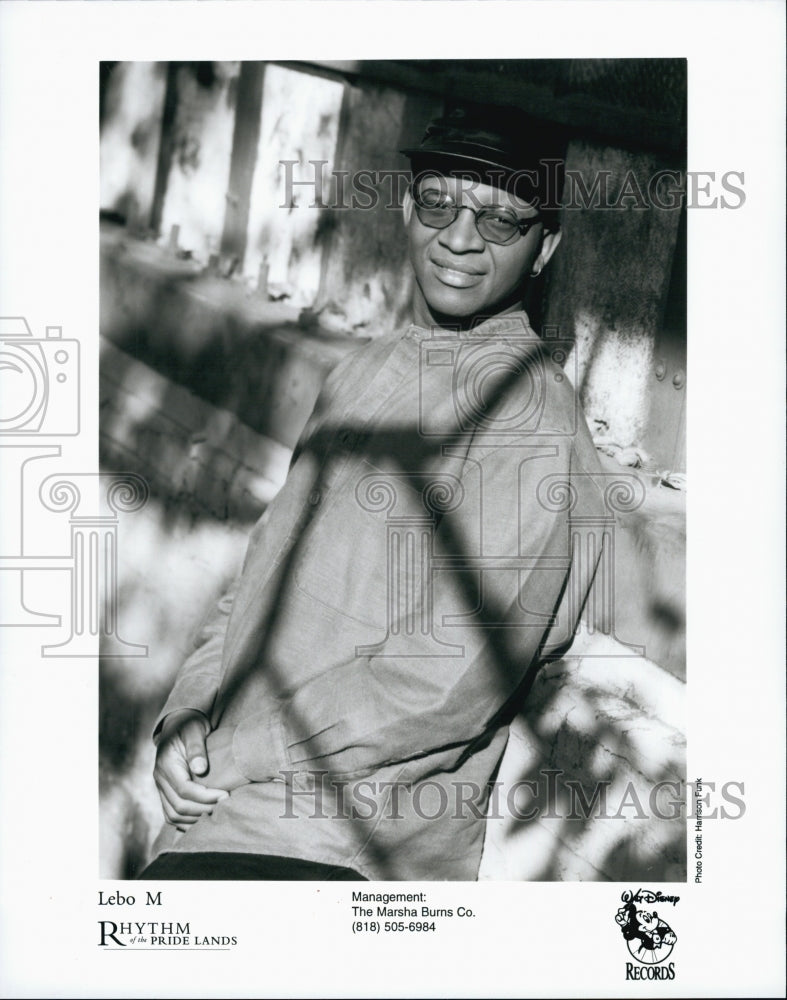 Press Photo Musician Lebo M Rhythy of the Pride Lands - Historic Images