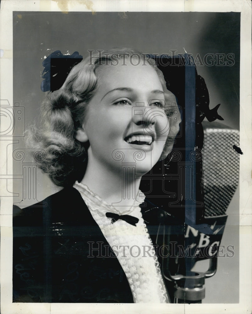 1937 Press Photo Jane Rhodes,rhythm singer - Historic Images