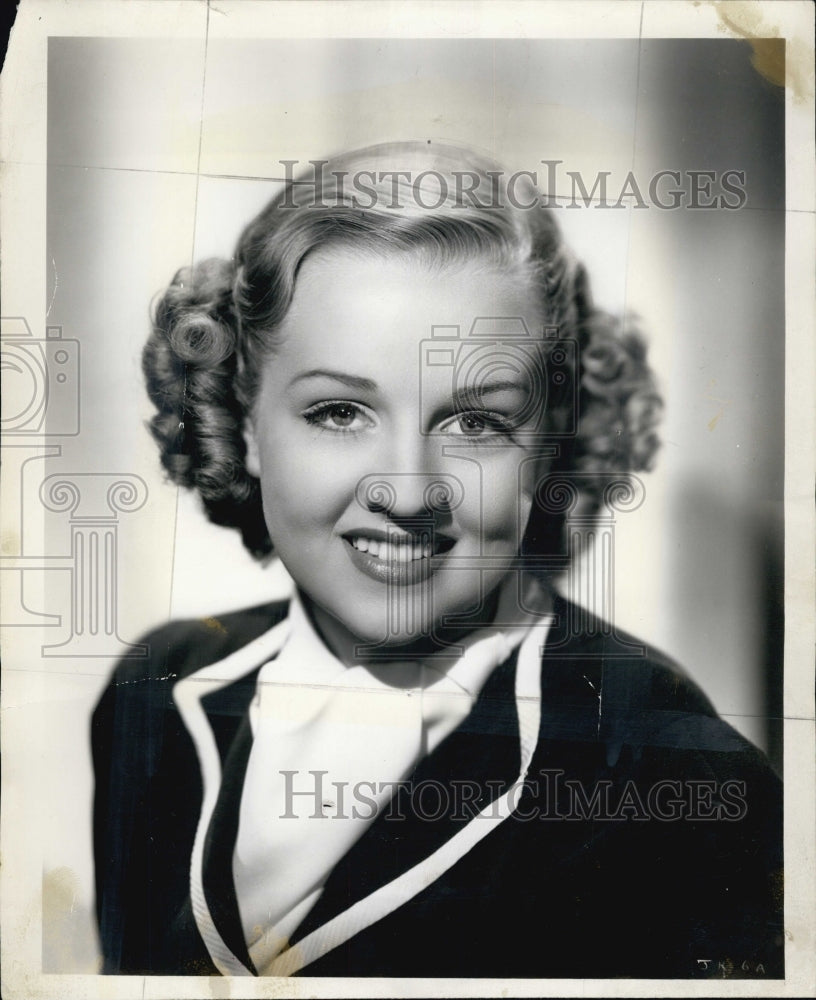 1937 Press Photo Rhythm singer Jane Rhodes - Historic Images