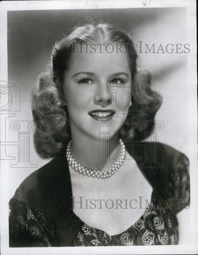 1949 Press Photo Betty Oakes in &quot;Blossom Time&quot; - Historic Images