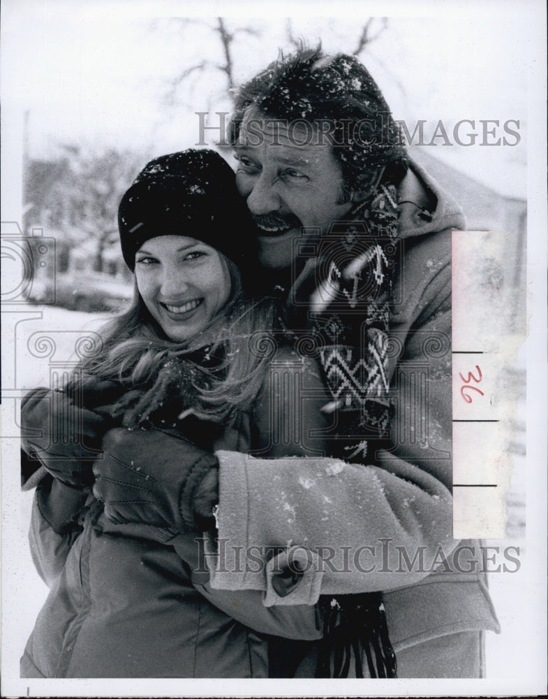 1977 Press Photo Annette O&#39;Toole &amp; Richard Crenna in &quot;The War Between the Tates - Historic Images