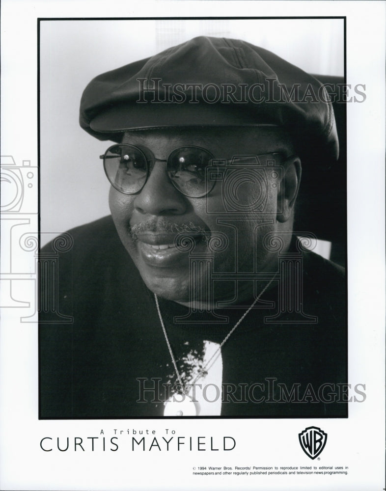 1994 Press Photo A Tribute to Curtis Mayfield - Historic Images