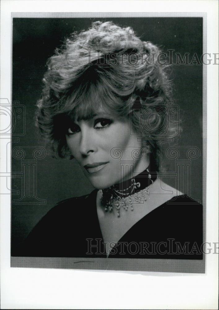 1985 Press Photo Actress Jill St John Fast Track Column - Historic Images