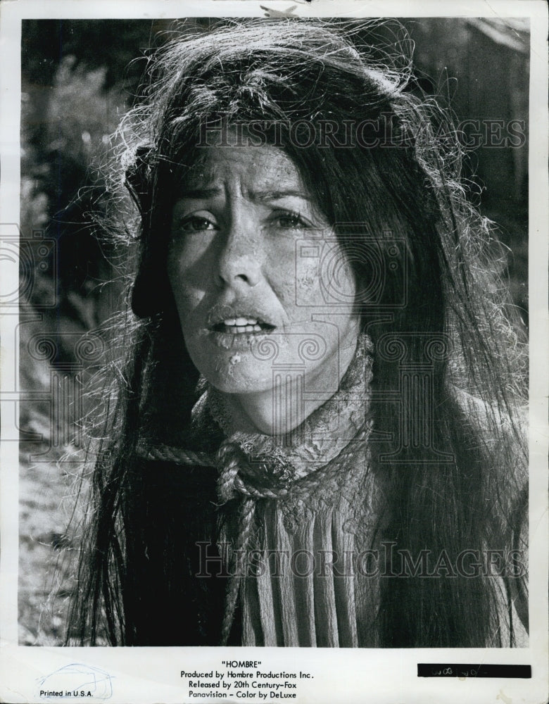 1967 Press Photo Actress Barbara Rush In Hombre - Historic Images