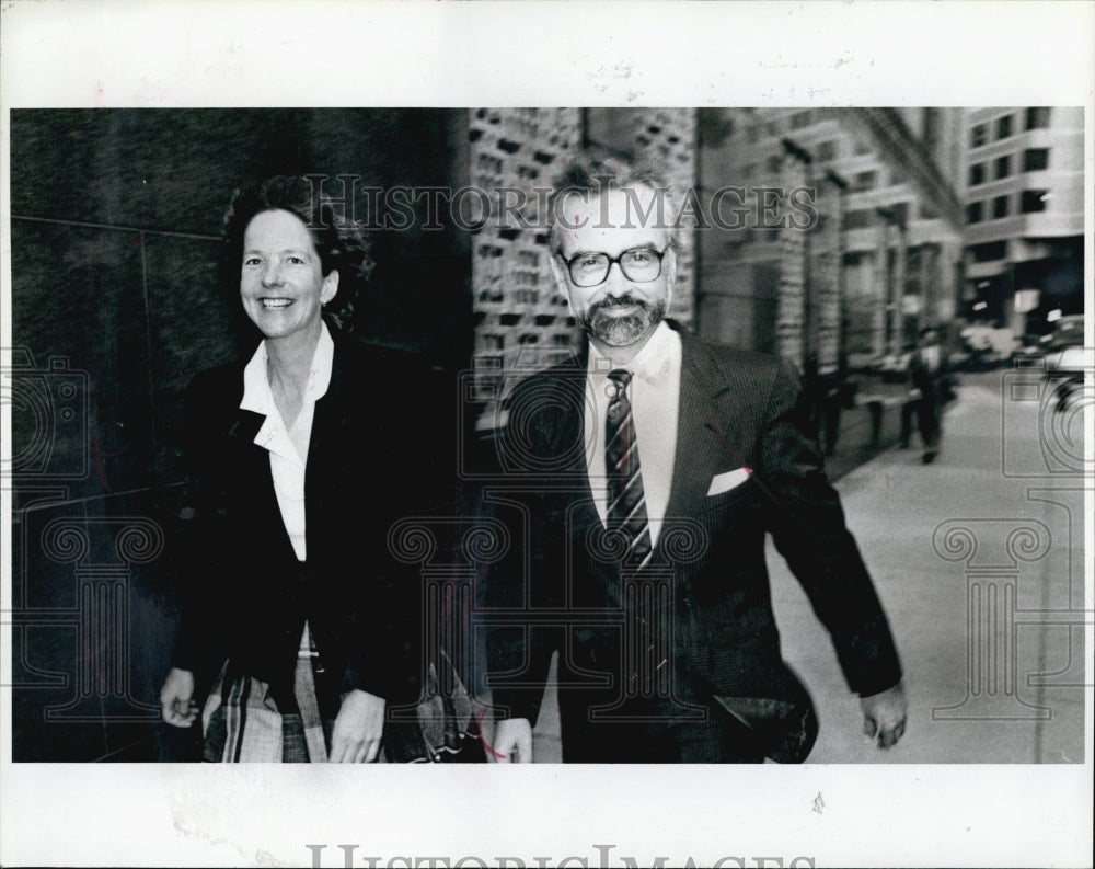 1988 Press Photo Prosecutors Diane Kottmyer &amp; Robert Framer - Historic Images