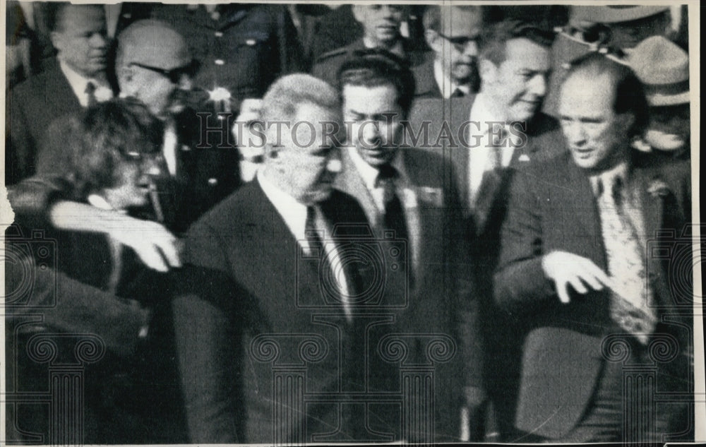 1971 Press Photo Moment before Russian Premier Alexei Kosygin was attacked - Historic Images