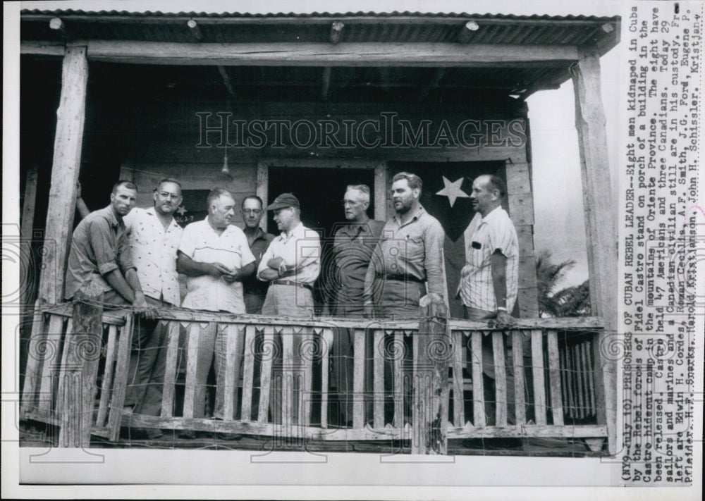 1958 Press Photo E. Cordes, R. Cecilia, A. Smith, J. Ford, E. Pfleider, H.Sparks - Historic Images