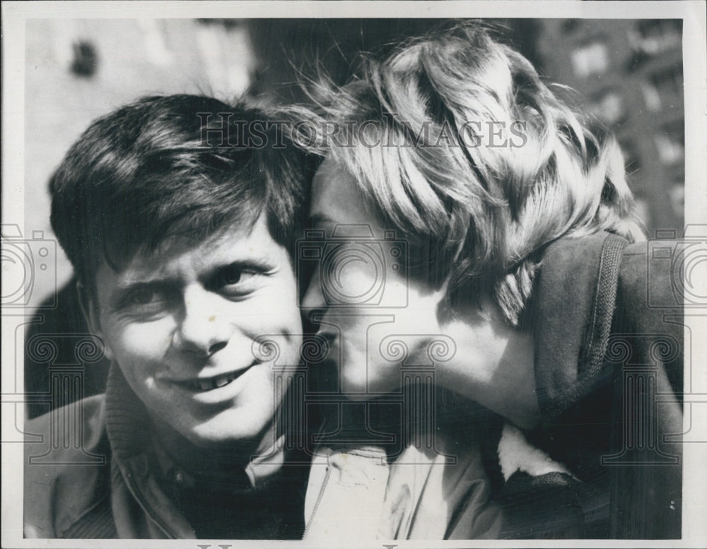 Press Photo Morse and his wife Caroll - Historic Images