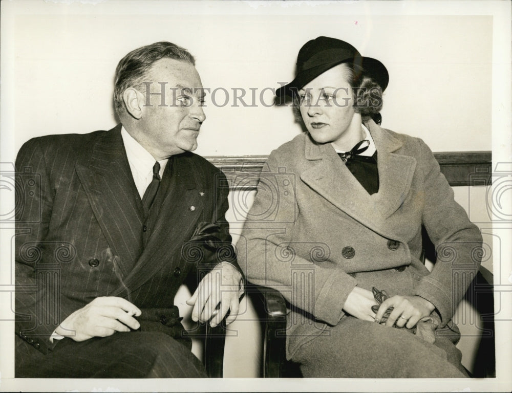 1937 Press Photo Dr Ernest Gierding divorce trail from Former Gov Stokes niece - Historic Images