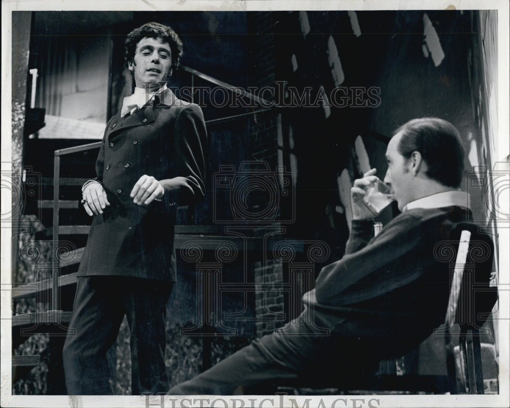 1969 Press Photo Bill Morr and George Pentecost &quot;The Boys in the Band&quot; - Historic Images