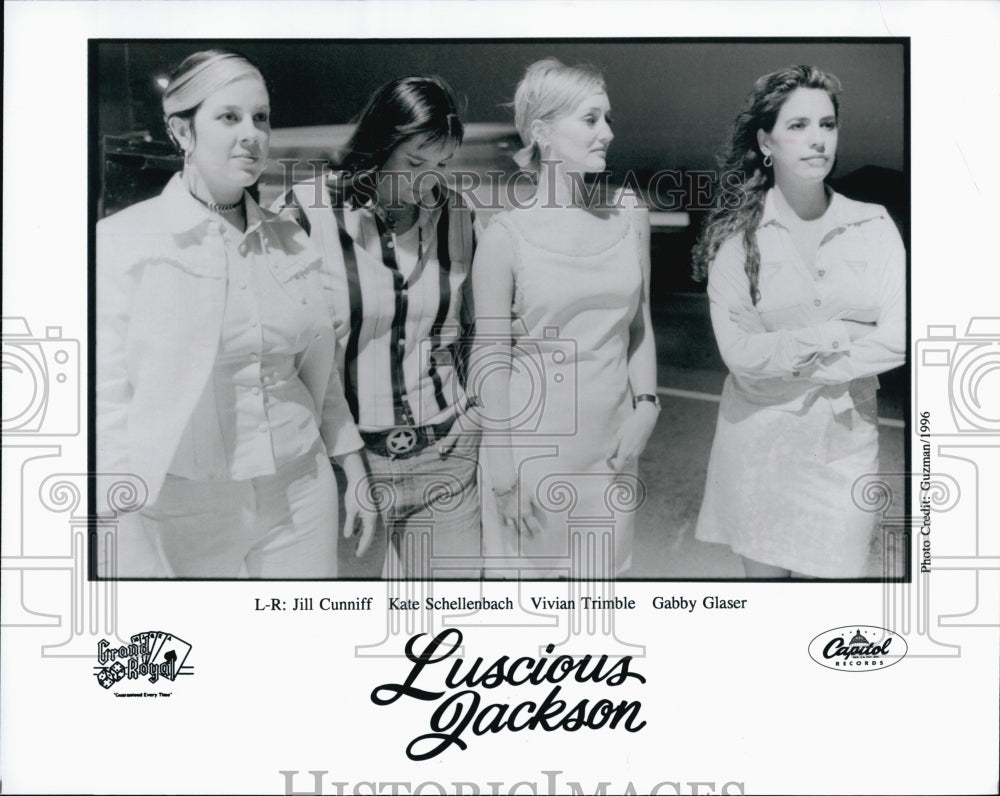 1997 Press Photo Luscious Jackson: J. Conniff, K. Schellenbach, V. Trimble - Historic Images