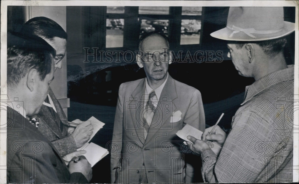 1948 Press Photo Prof Louis Budenz - Historic Images