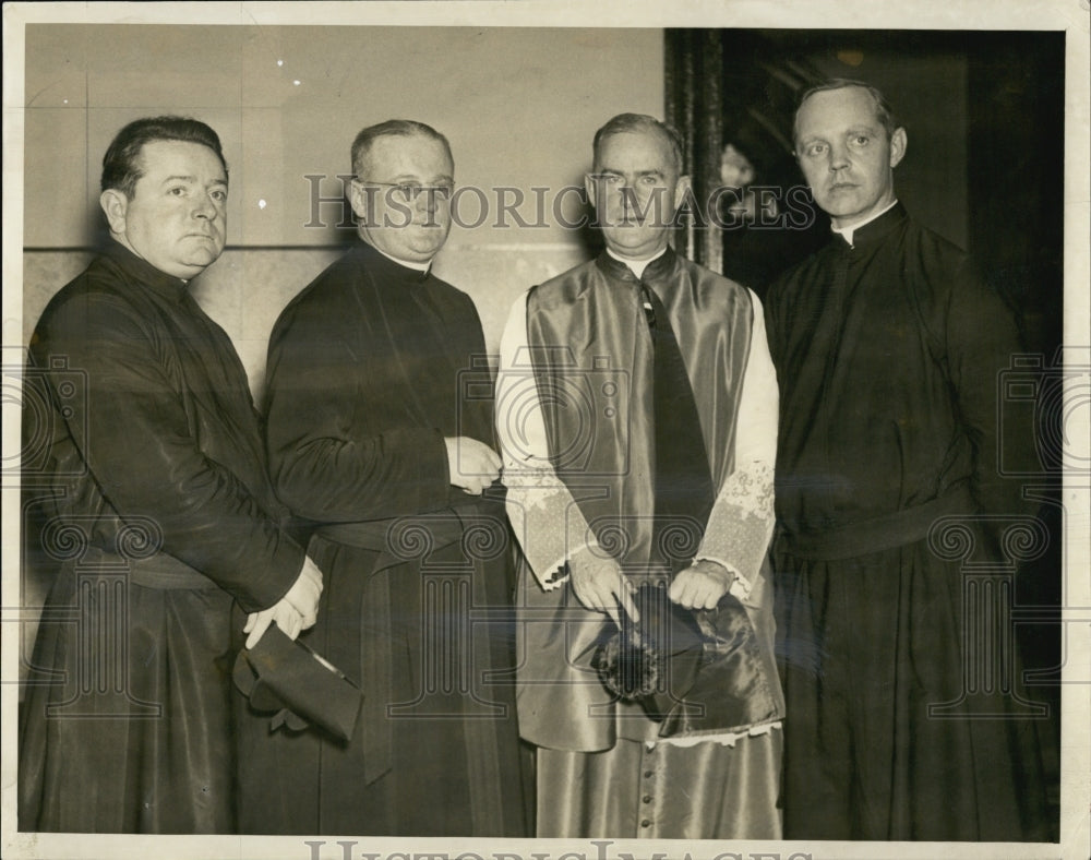 1938 Press Photo 75th Anniversary Boston College Church of Immaculate Conception - Historic Images