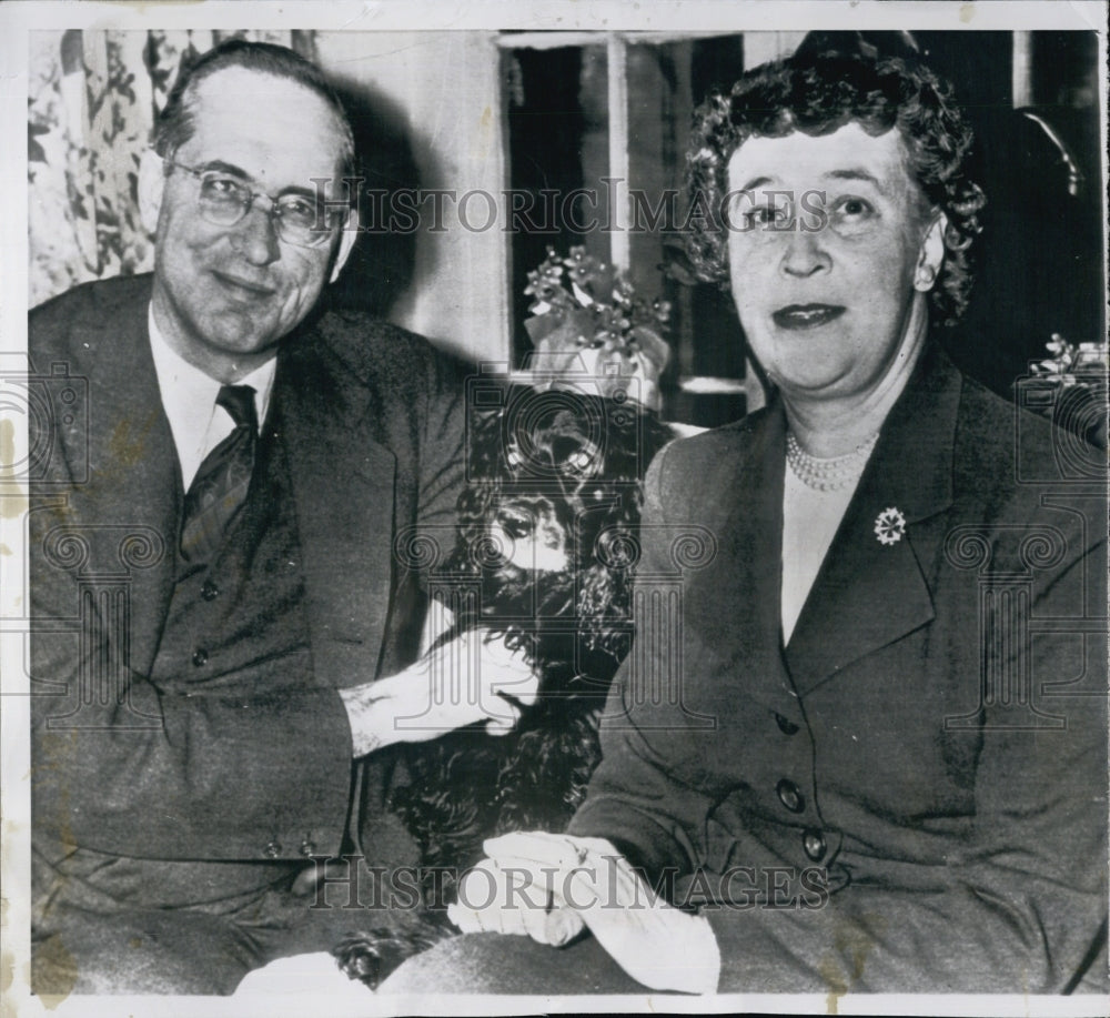 Press Photo Ambassador Hildreth and his wife - Historic Images