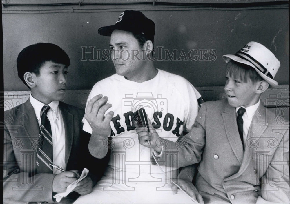 1969 Harry Soo, Red Sox Player Jose Santiago, Alexander Kitlas - Historic Images