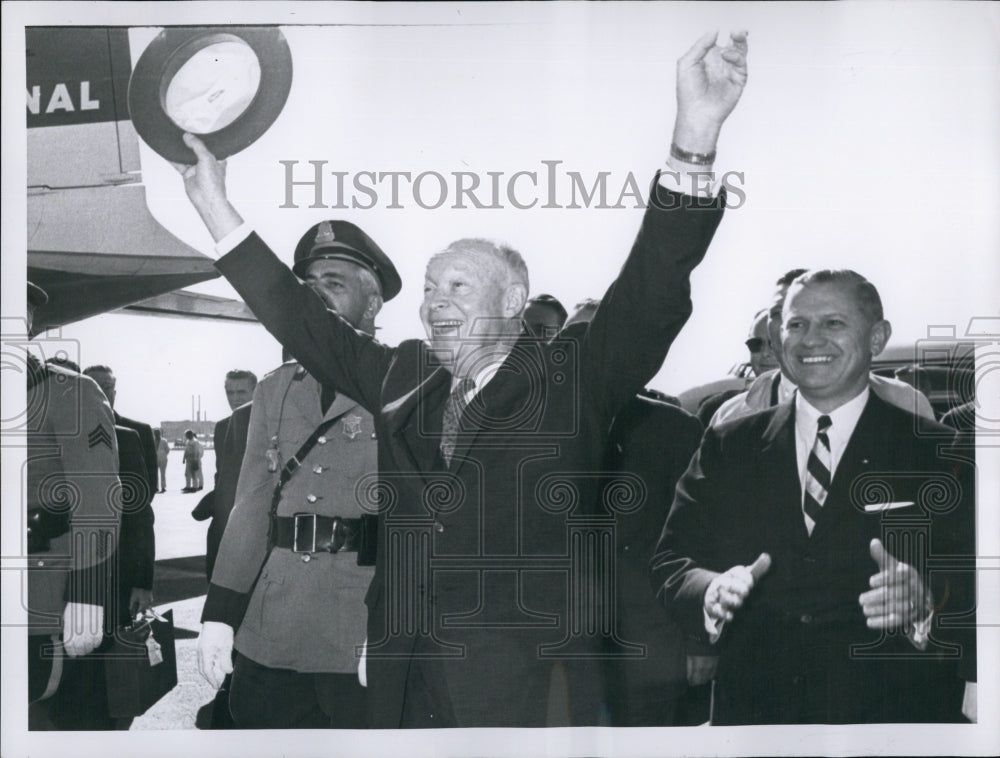 1962 Press Photo Former President Dwight Eisenhower - Historic Images