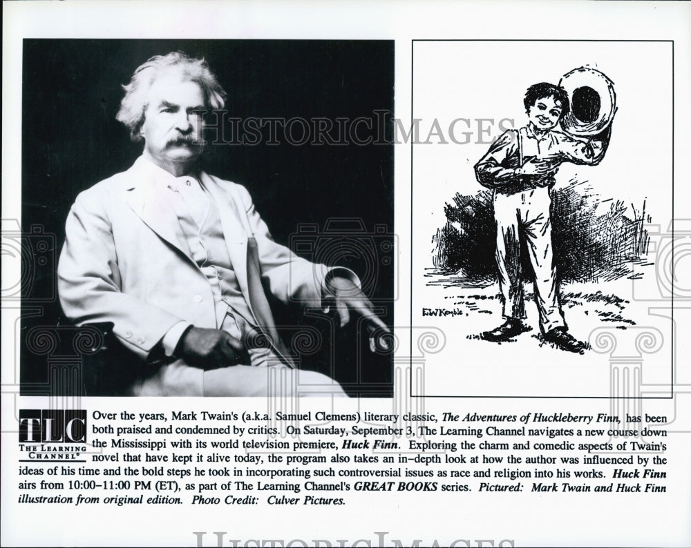 2000 Press Photo Author Mark Twain aka Samuel Clemens - Historic Images