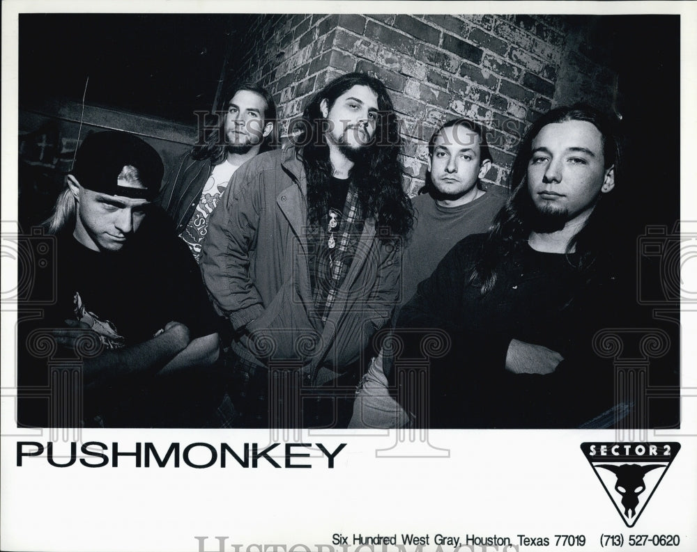 Press Photo Rock Band Pushmonkey - Historic Images