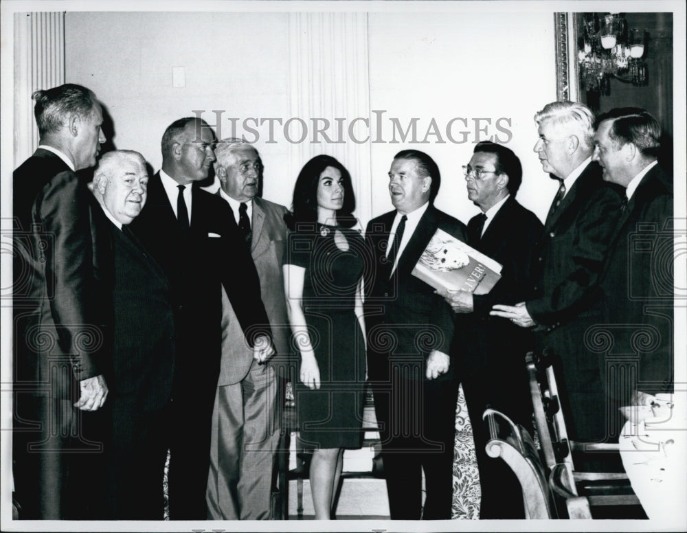 1965 Press Photo T MacDonald,HD Donohue,WH Bates,PJ Philbin,JA Burke,E Boland - Historic Images